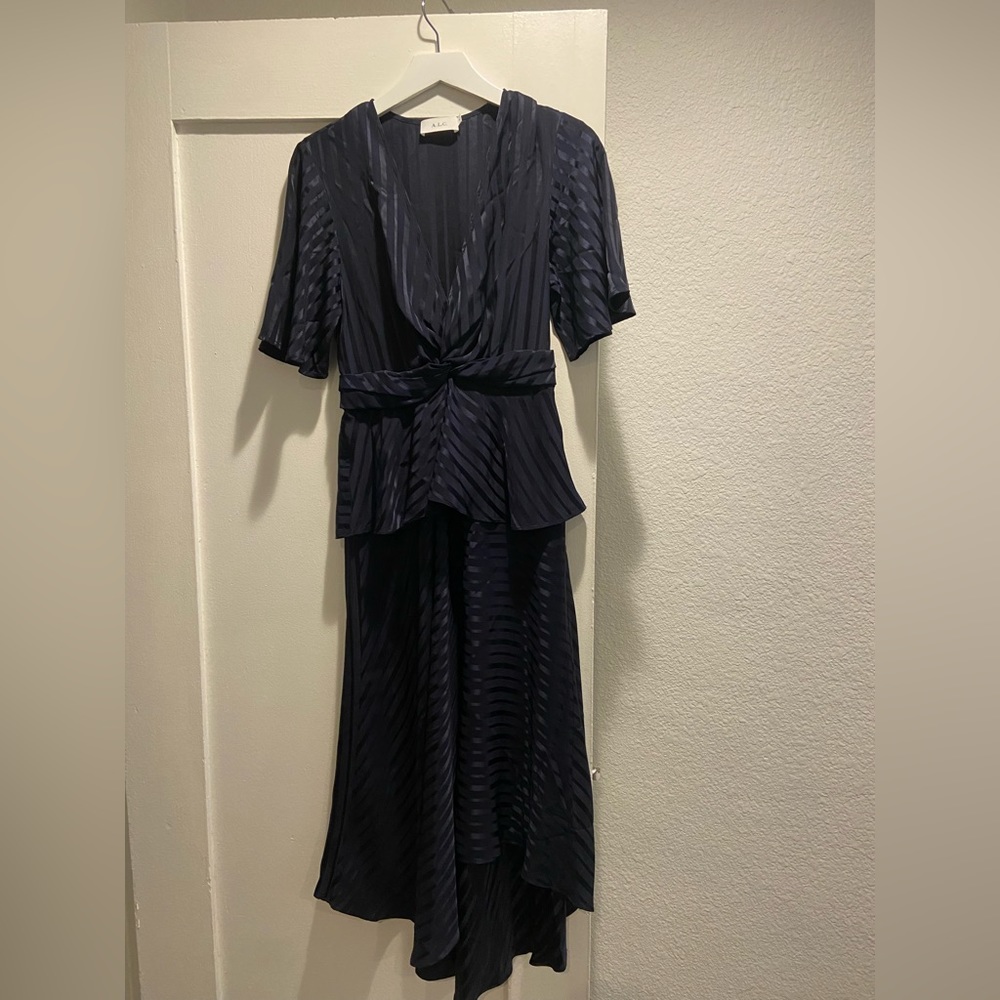 ALC Navy Silk Dress